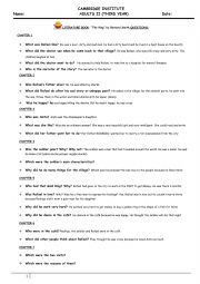 English Worksheet: The Ring Summarize