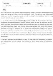 English Worksheet: End of term Test N3 for 9t graders Tunisian Scools