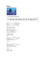 English Worksheet: Nirvana