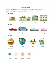 English Worksheet: Speaking cards