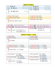 English Worksheet: Present Simple