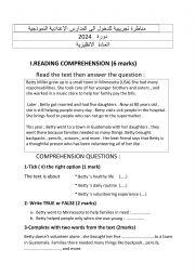 English Worksheet: 6th form Final Exam