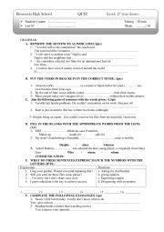 English Worksheet: Quiz