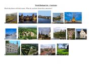 English Worksheet: The Czech Republic - The World Herittage List