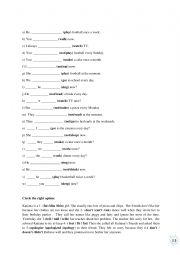 English Worksheet: grammar