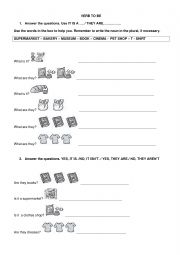 English Worksheet: VERB TO BE AFFIRMATIVE AND SHORT ANSWERS
