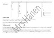 English Worksheet: remedial work for 7th formers 