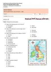 English Worksheet: UK-USA-Quiz