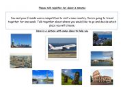 English Worksheet: picture discussion