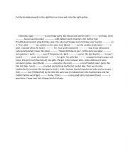 English Worksheet: Birthday party