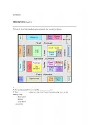 English Worksheet: Preposition