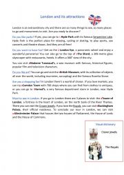 English Worksheet: A day in London 