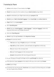 English Worksheet: Airport lesson