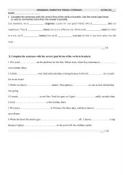 English Worksheet: poprawa