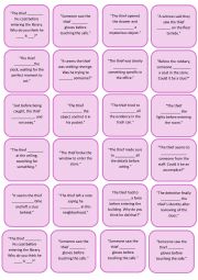 English Worksheet: Phasal Verbs - detective game