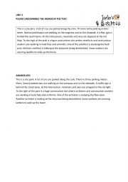 English Worksheet: vocabulary exercise