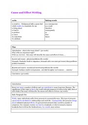 English Worksheet: stress: cause and effect