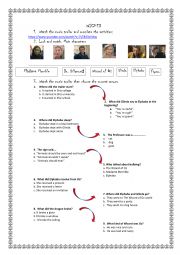 English Worksheet: WICKED MOVIE TRAILER. PAST SIMPLE