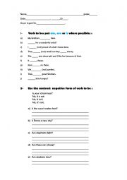 English Worksheet: ENGLISH TEST