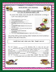 English Worksheet: Movie Review Listening 