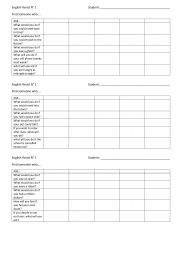 English Worksheet: SECOND CONDITIONAL