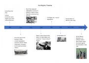 English Worksheet: Civil Rights Timeline