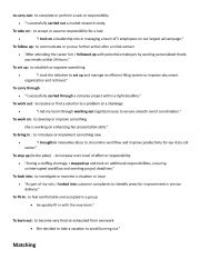 English Worksheet: phrasal verbs - work
