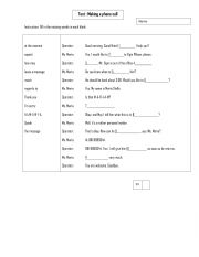 English Worksheet: Test : Making a phone call
