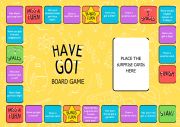 English Worksheet: have got boardgame