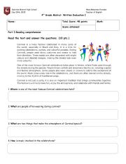English Worksheet: Festivities and stereotypes