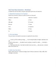 English Worksheet: CONNECTORS 