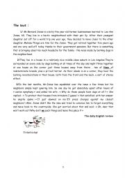 English Worksheet: 1st form end-of-semester test n1