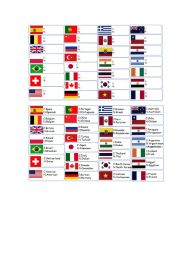 English Worksheet: Country  and Nationality 