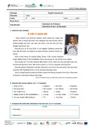 English Worksheet: Diagnostic test
