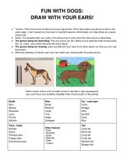 English Worksheet: ESL Dog show