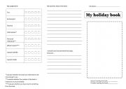 English Worksheet: holiday book flyer
