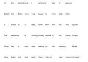 Word jumbles for print
