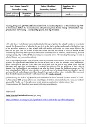 English Worksheet: 4th year economics end of term exam N1