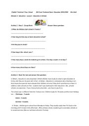 Education in Britain