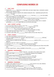 Confusing words 19