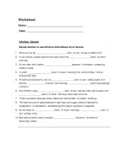 English Worksheet: Worksheet1