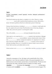 English Worksheet: 1st form pioneer