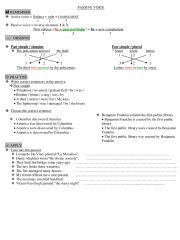 English Worksheet: passive voice - past simple