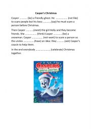 English Worksheet: Caspar�s Christmas