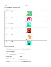 English Worksheet: CVC words 