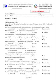 WORKSHEET UNIT 2 NEW HEADWAY ELEMENTARY 5TH EDITION