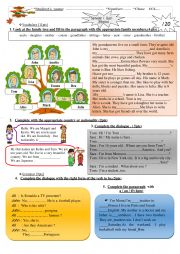 English Worksheet: common core quiz