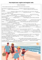 English Worksheet: Exercises on Past simple