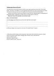 English Worksheet: Stories of Survival (Pearson reader) by Fiona Beddall