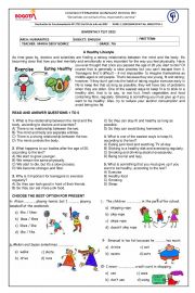 English Worksheet: exam